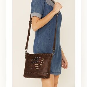 ShyanneCrossbody Bag with Flag Design